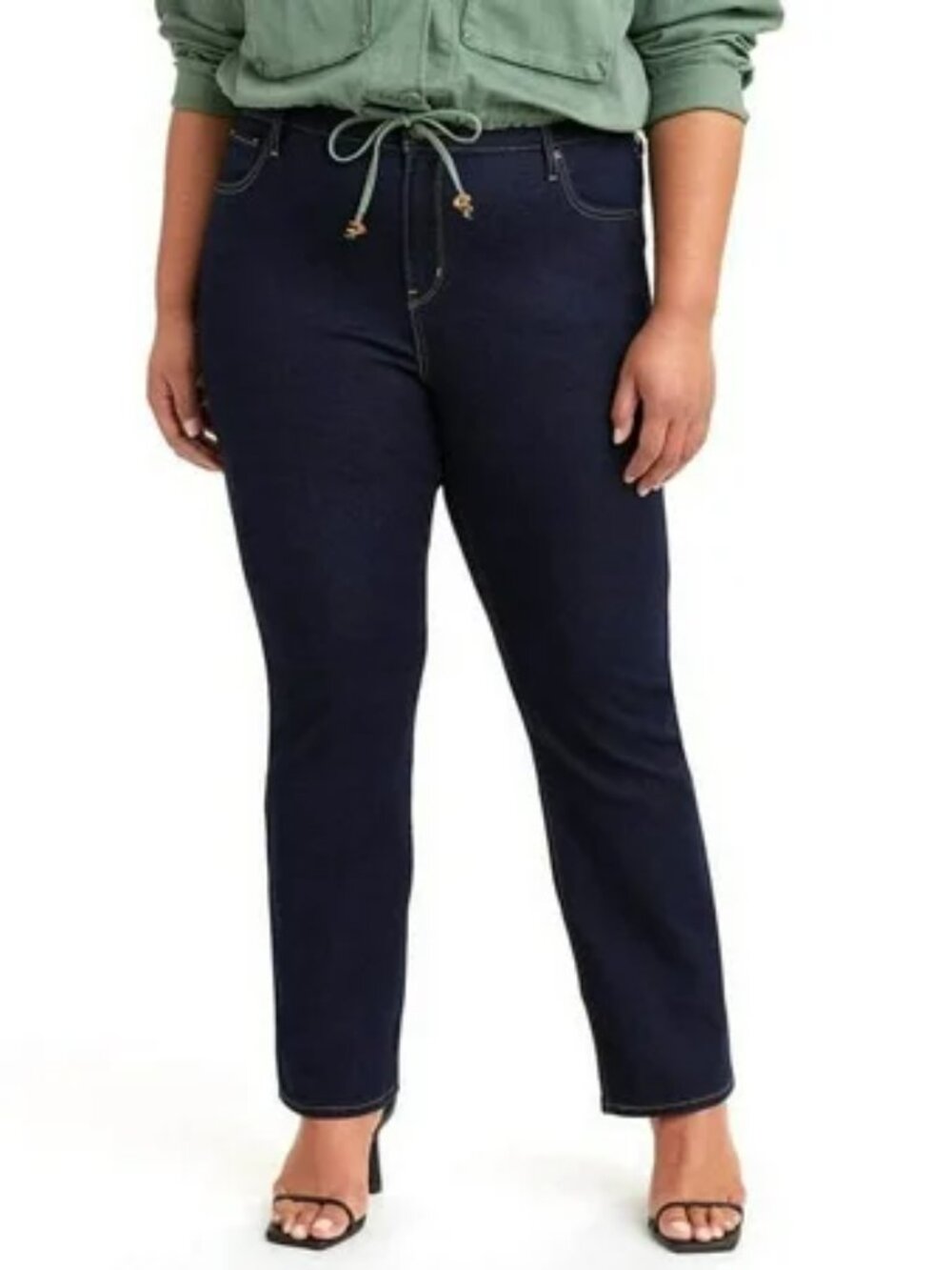 NEW Levi’s Women s Plus Size 724 High-Rise Straight Jeans Cast Shadows 16W